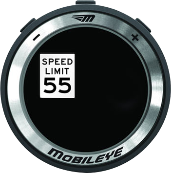 Mobileye Warning Speed Limit Indicator