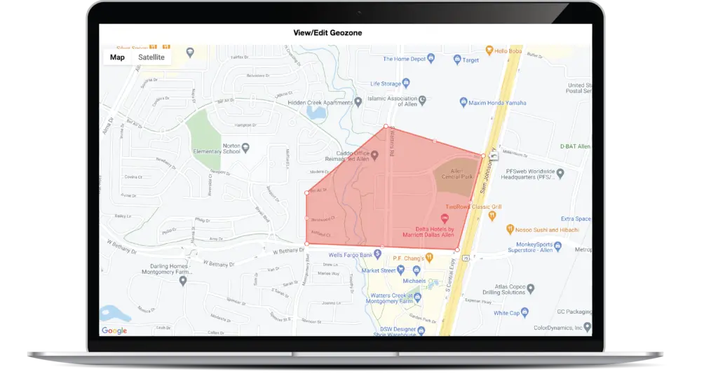 Create Geofence Zones with GPS Trackers