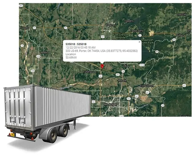 GPS Tracking For Trailers with Map and Event Alert